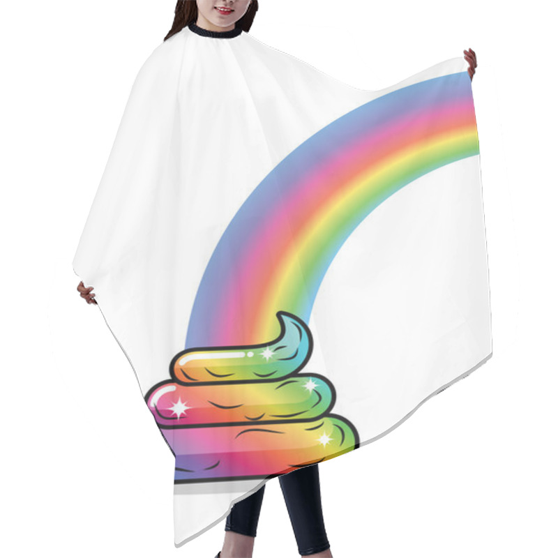 Personality  Turd Unicorn And Rainbow. Appearance Of Rainbow Shit Fabulous An Hair Cutting Cape