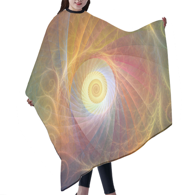 Personality  Spiral Background Hair Cutting Cape