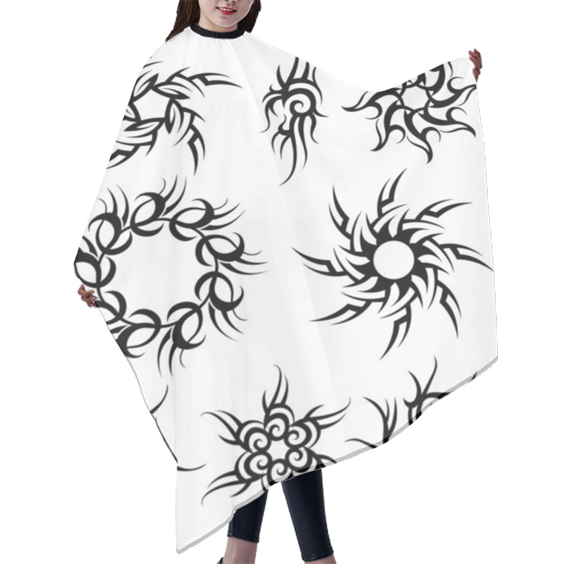 Personality  Abstract Star Tribal Sign Hair Cutting Cape