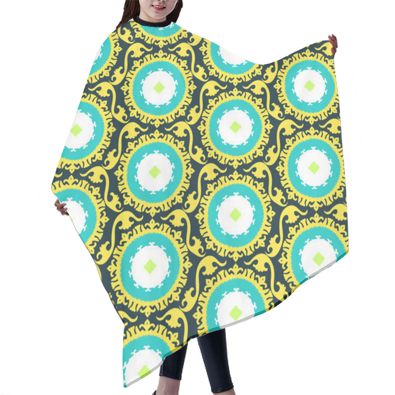 Personality  Suzani Pattern Hair Cutting Cape