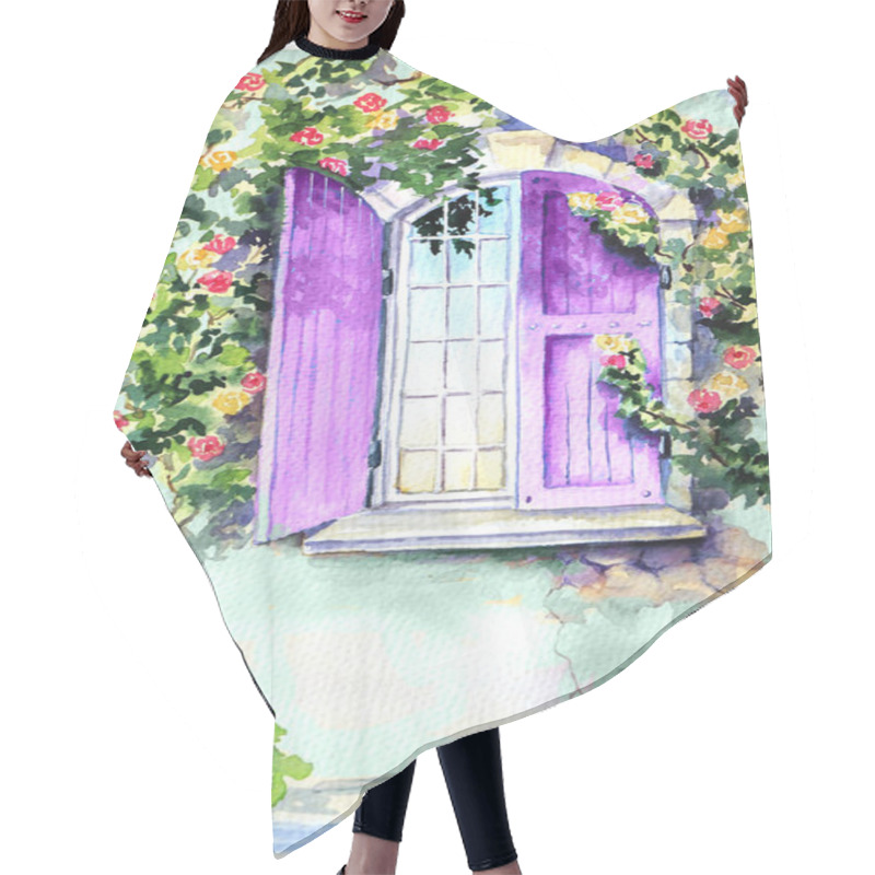 Personality  Window In The Morning In Provence Hair Cutting Cape