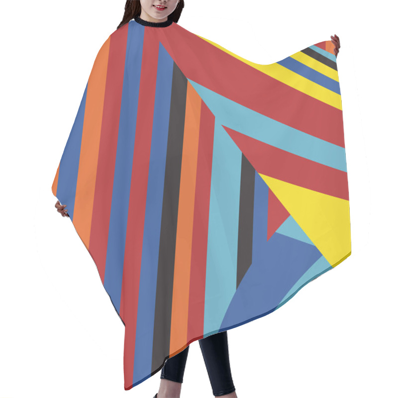 Personality  Zebra Pop Abstract Stripe Pattern Hair Cutting Cape