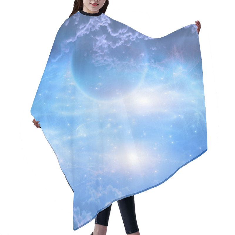 Personality  Abstract Universe Space Sky, 3d Galaxy Art Background For Copy Space  Hair Cutting Cape