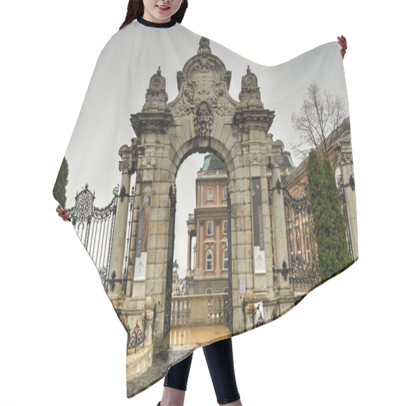 Personality  Gateway To Buda Castle, Budapest, Hungary Hair Cutting Cape