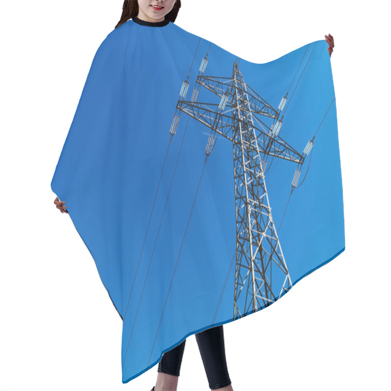 Personality  Electricity Pylon Against The Light Hair Cutting Cape