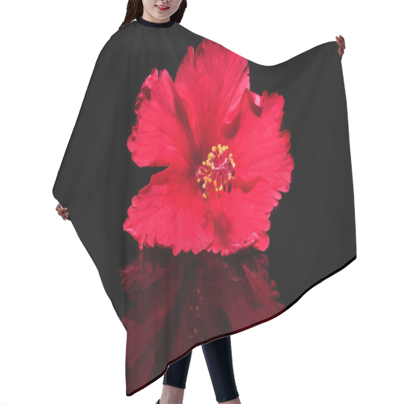 Personality  Hibiscus Hair Cutting Cape