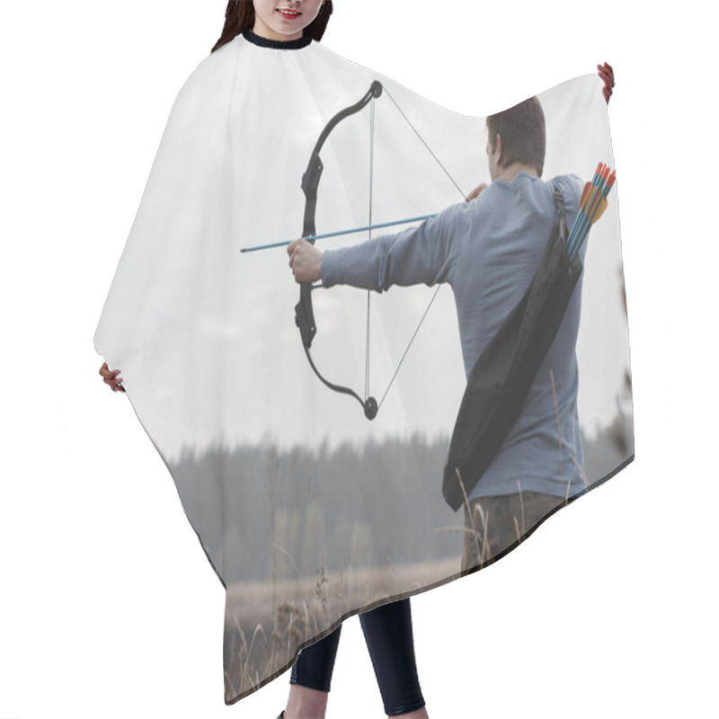 Personality  Male Archer Hunter  Hair Cutting Cape