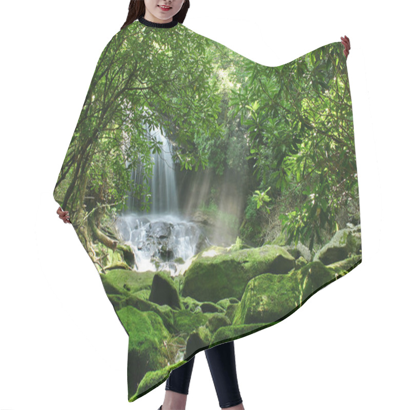 Personality  Rain Forest Waterfall Hair Cutting Cape