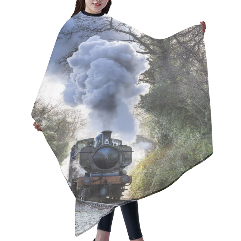 Personality  Steam Train Hair Cutting Cape