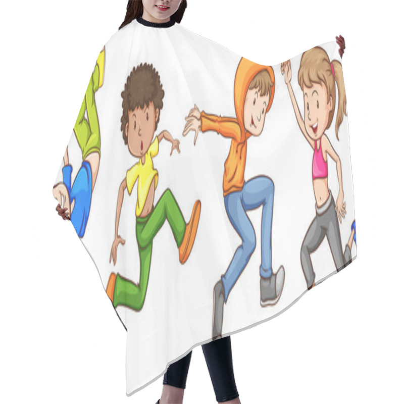 Personality  Dancing Hair Cutting Cape