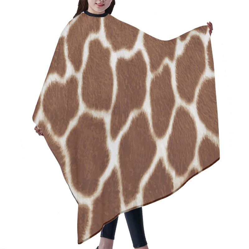 Personality  Giraffe Skin. Hair Cutting Cape