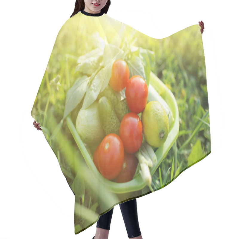 Personality  Organic Food Outdoors Hair Cutting Cape