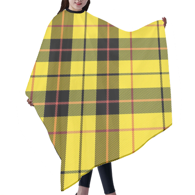 Personality  4577 - Scottish Cage. Tartan Pattern Hair Cutting Cape