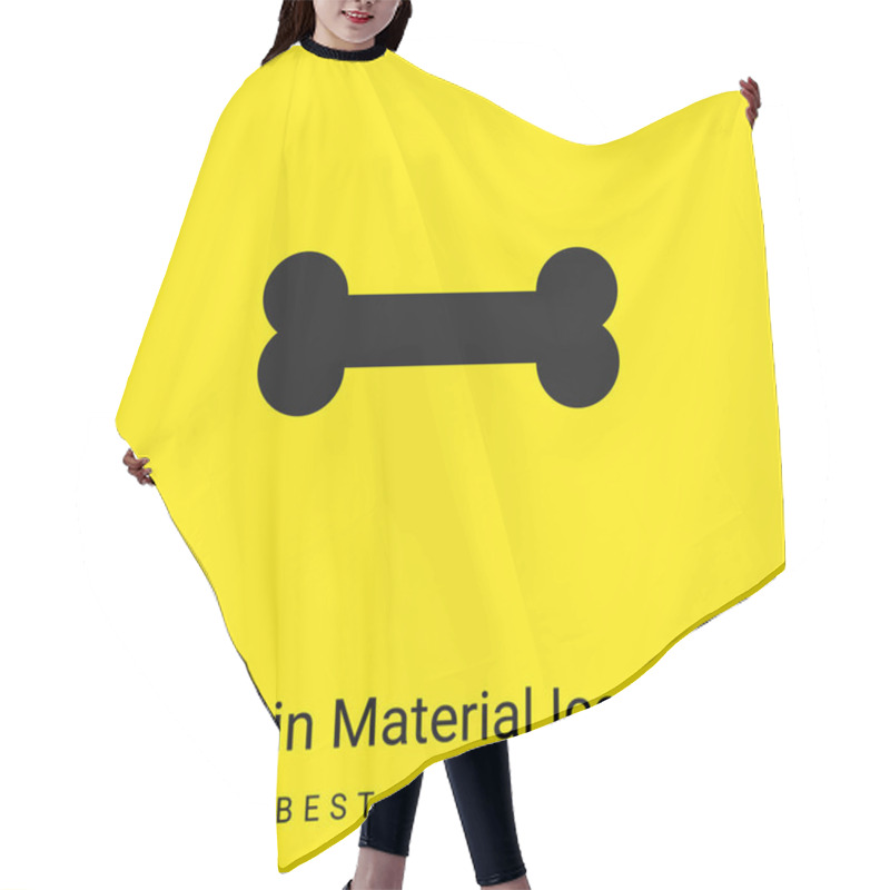 Personality  Bone Minimal Bright Yellow Material Icon Hair Cutting Cape