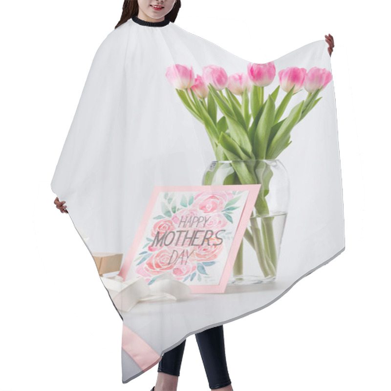 Personality  Tulips, Postcard And Gift Hair Cutting Cape