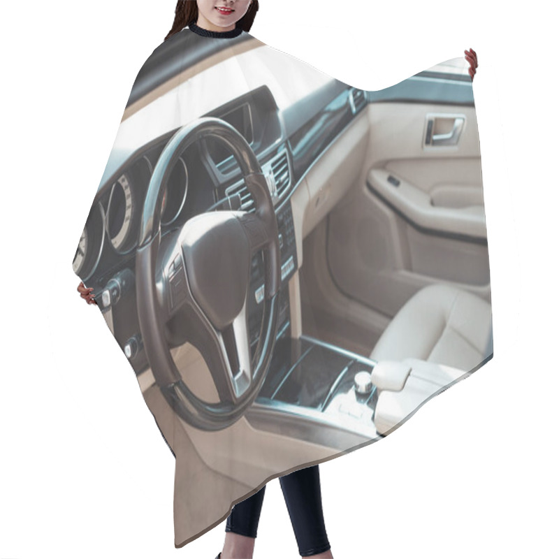 Personality  Interior Of Car Hair Cutting Cape