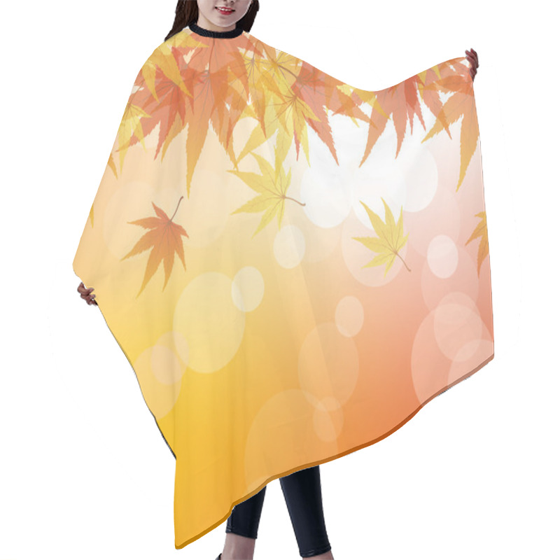 Personality  Autumn Background Hair Cutting Cape