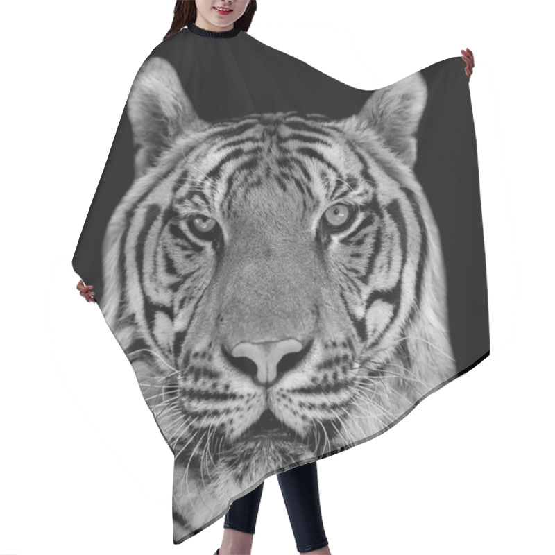 Personality  Tiger Hair Cutting Cape