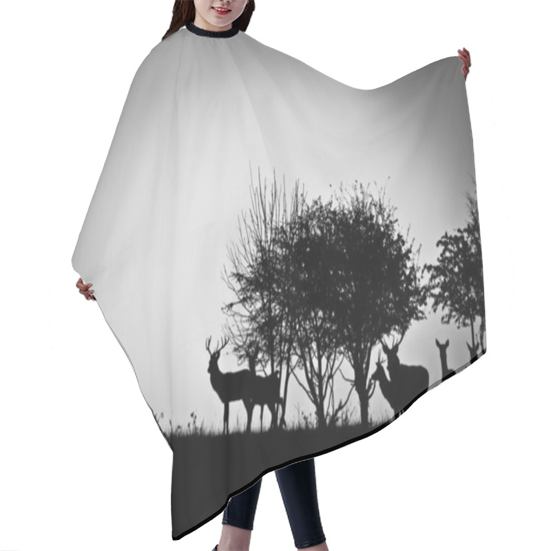 Personality  Deer Hair Cutting Cape