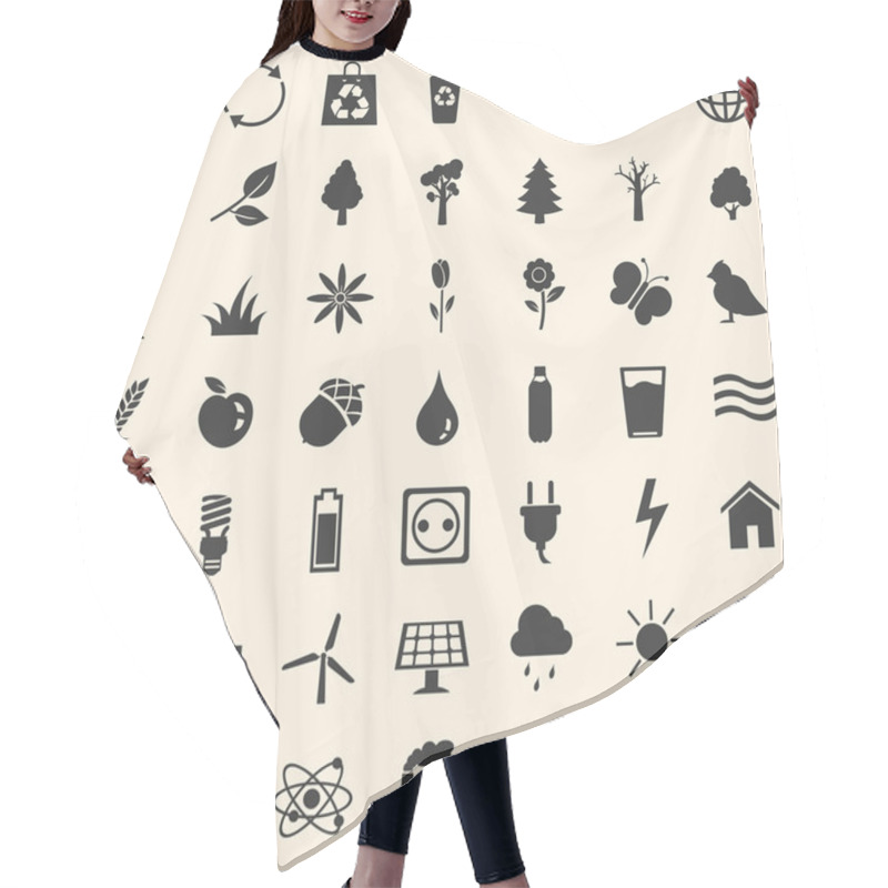 Personality  Ecologic Icons Hair Cutting Cape