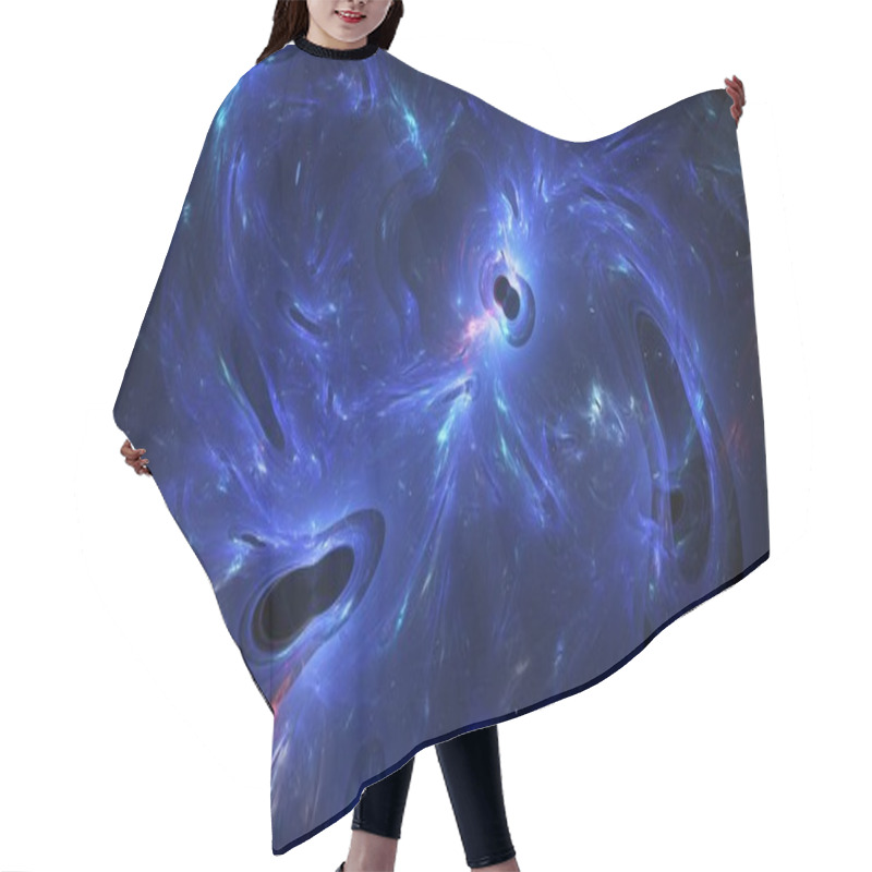 Personality  Deformation Of Space-time By Extreme Gravity Hair Cutting Cape