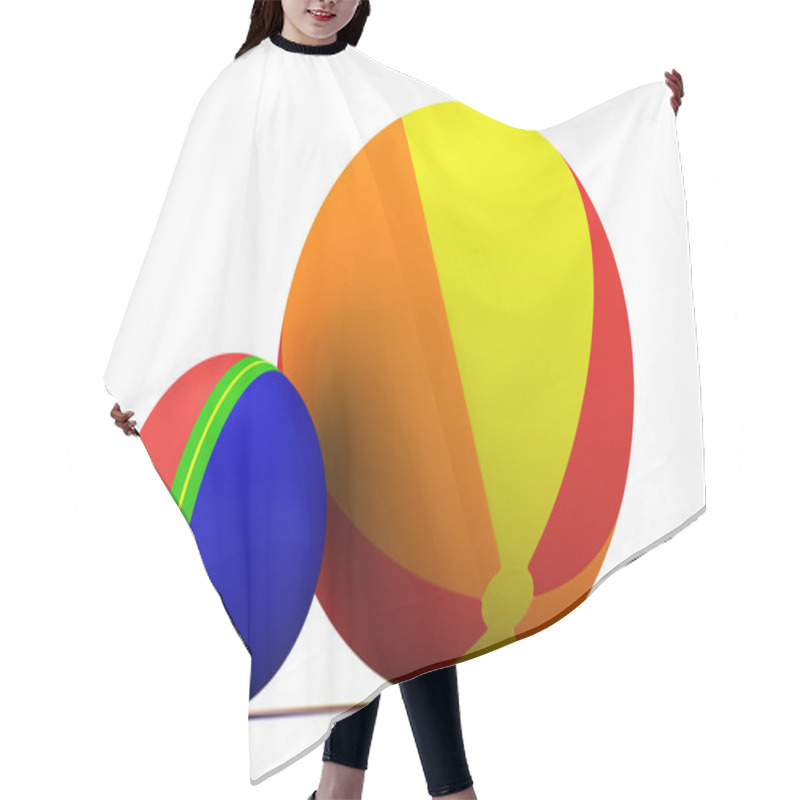 Personality  Two Balls Hair Cutting Cape