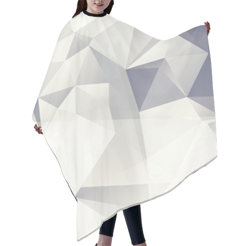 Personality  Triangular Style Paper Abstract Background Hair Cutting Cape