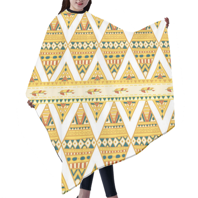 Personality  Tribal Vector Pattern Hair Cutting Cape