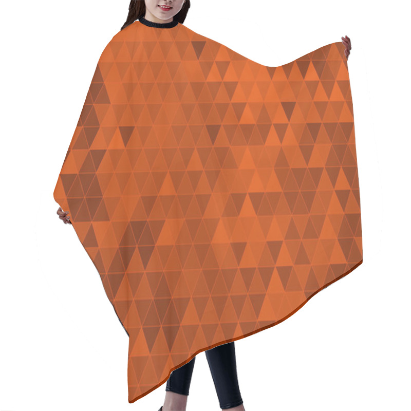 Personality  Polygonal Tiles Background Template Hair Cutting Cape