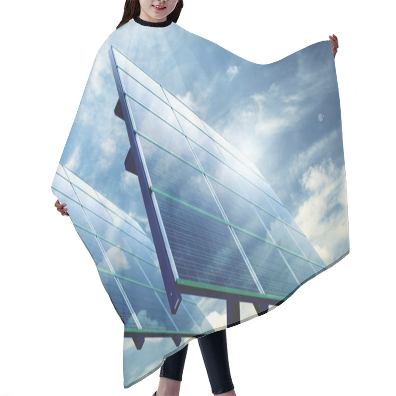 Personality  Photovoltaic Hair Cutting Cape