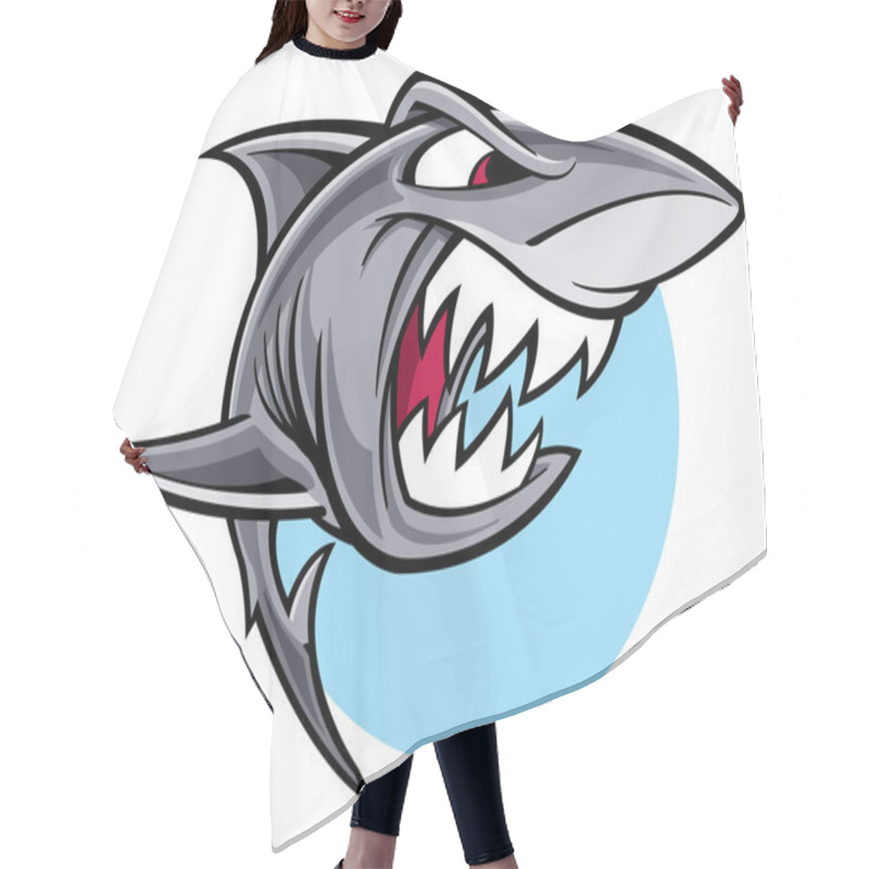 Personality  Great White Shark Hair Cutting Cape