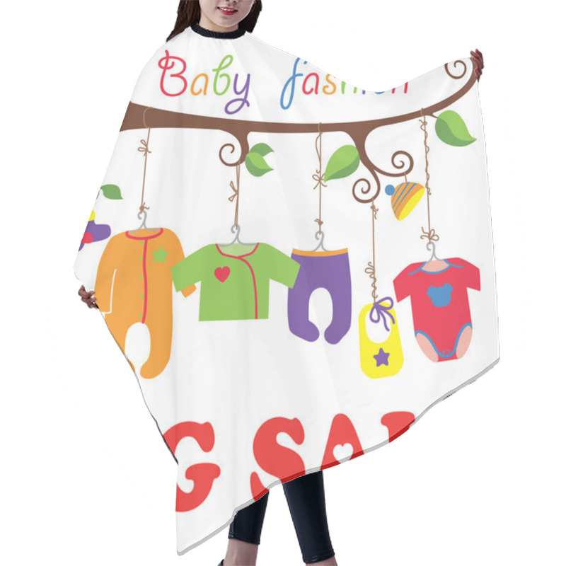 Personality  Baby Born Clothes Hanging On The Tree.Big Sale Hair Cutting Cape