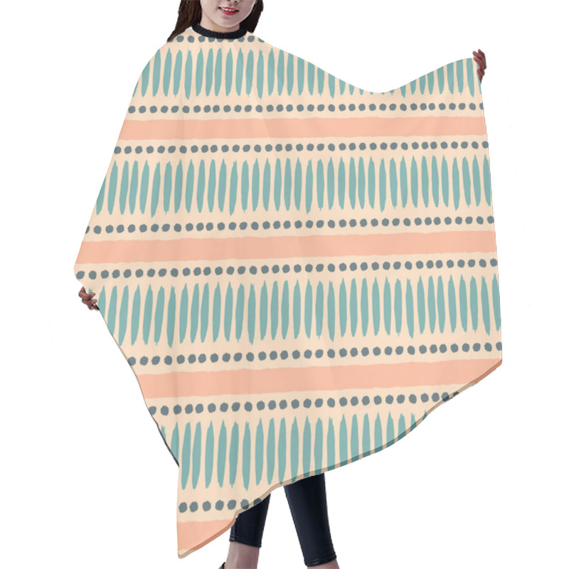 Personality  Seamless Ethnic Pattern Hair Cutting Cape