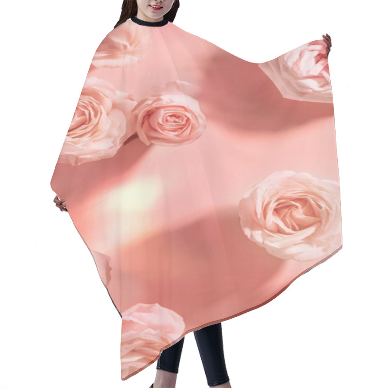 Personality  Rose Wallpaper For Product Display, Rose Background, High Quality Images Hair Cutting Cape