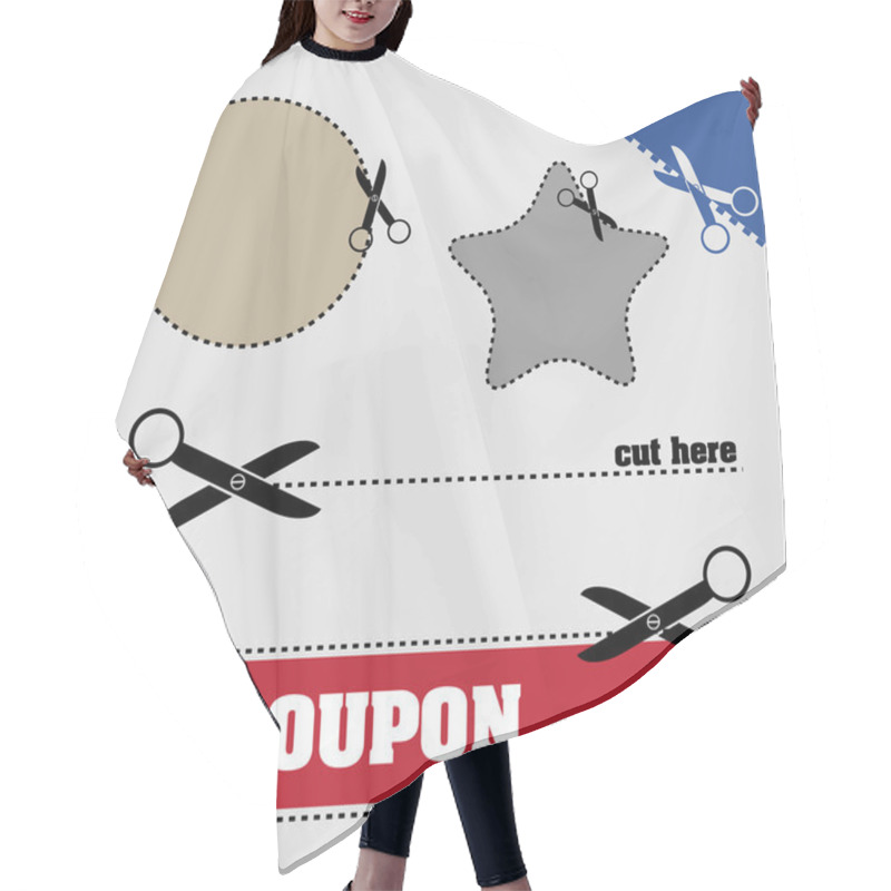 Personality  Scissors Hair Cutting Cape