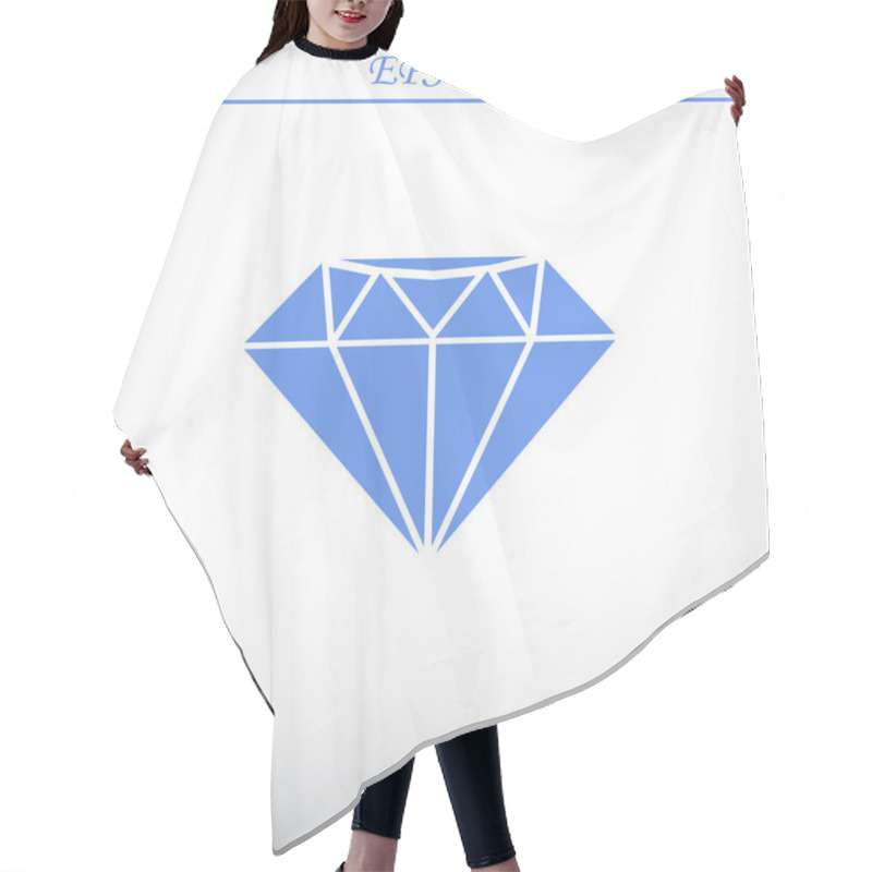 Personality  Diamond Web Icon Hair Cutting Cape