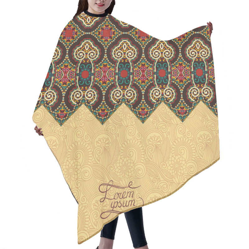 Personality  Moroccan Template With Place For Your Text Hair Cutting Cape