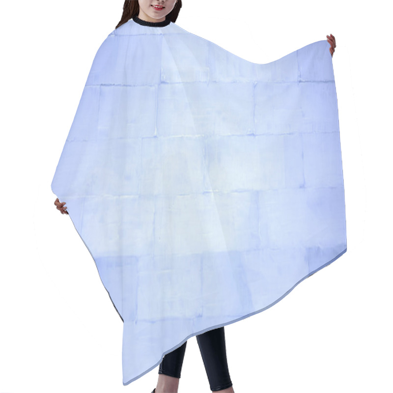 Personality  Ice Brick Wall Hair Cutting Cape