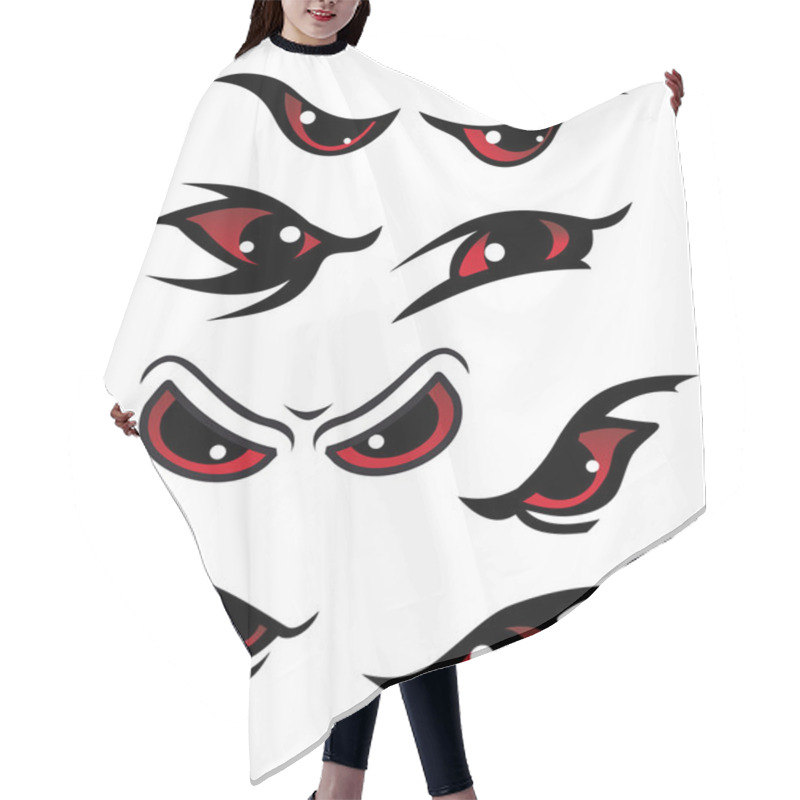 Personality  Danger Eyes Hair Cutting Cape