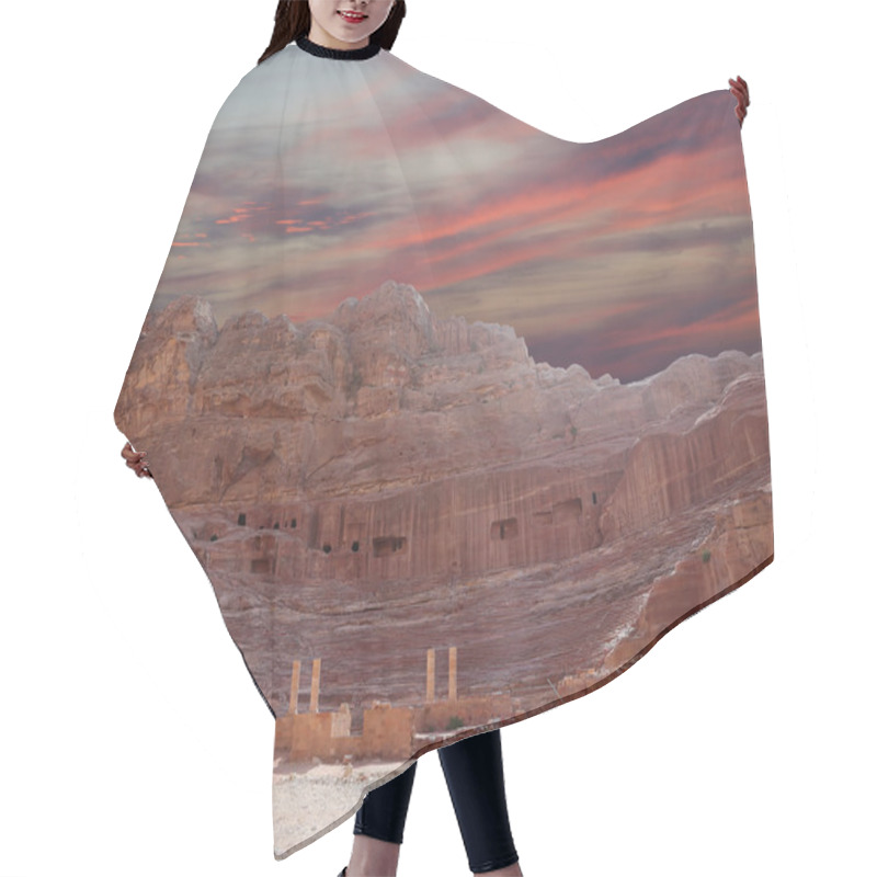 Personality  Petra, Jordan-- It Is A Symbol Of Jordan, As Well As Jordan's Most-visited Tourist Attraction. Hair Cutting Cape