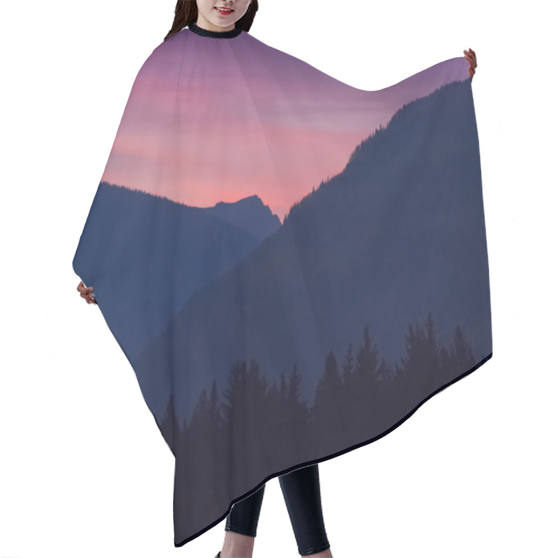 Personality  Morning Mountain Sunrise Hair Cutting Cape