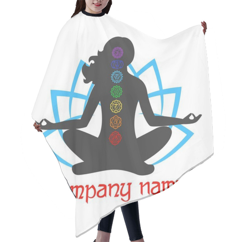 Personality  The Logo Yoga Hair Cutting Cape