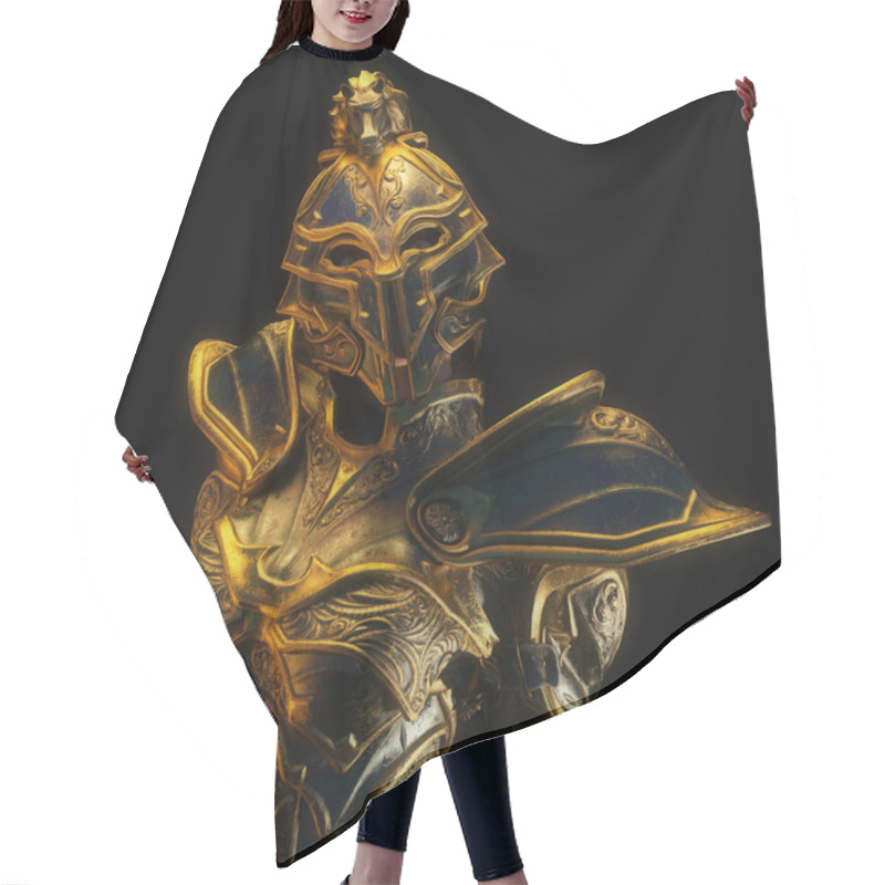 Personality  3D Illustration Of A Fantasy Woman Hair Cutting Cape