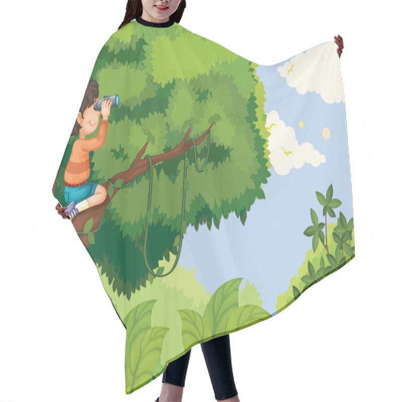 Personality  Bird Watching Hair Cutting Cape