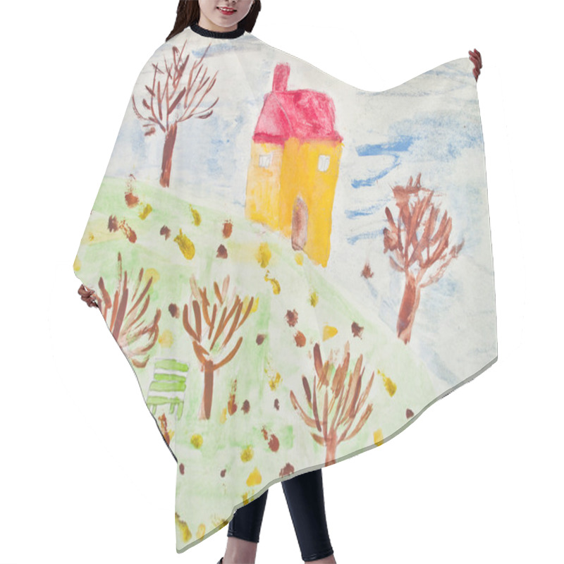 Personality  Autumn - Child's Painting Hair Cutting Cape