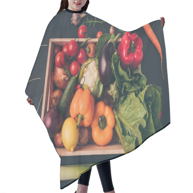 Personality  Vegetables Hair Cutting Cape