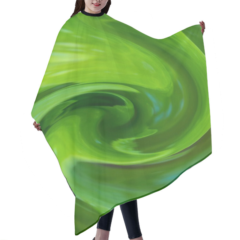 Personality  Abstract Green Background Hair Cutting Cape