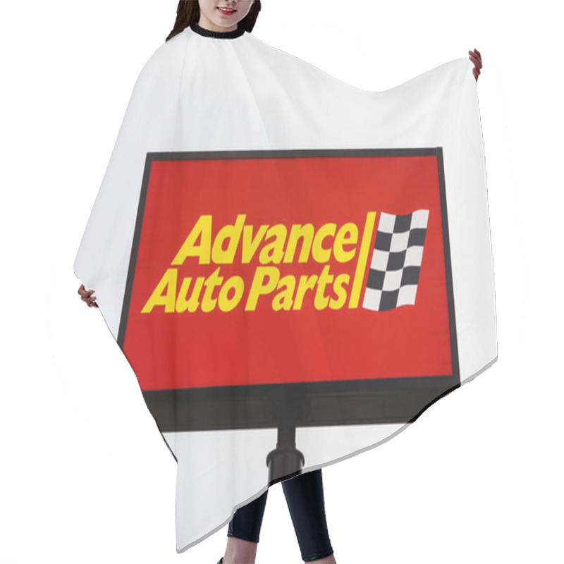 Personality  Advance Auto Parts Store Sign And Logo Hair Cutting Cape