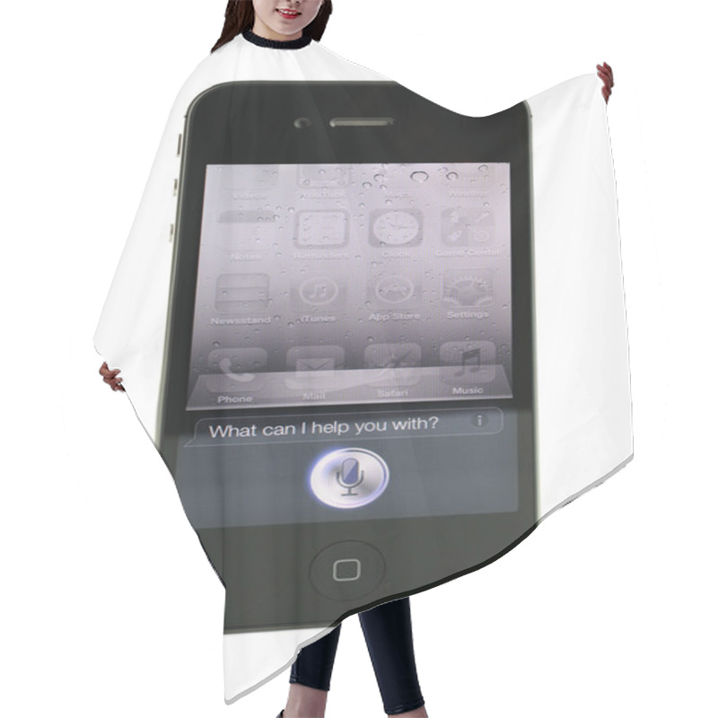 Personality  Apple IPhone 4s Siri Hair Cutting Cape