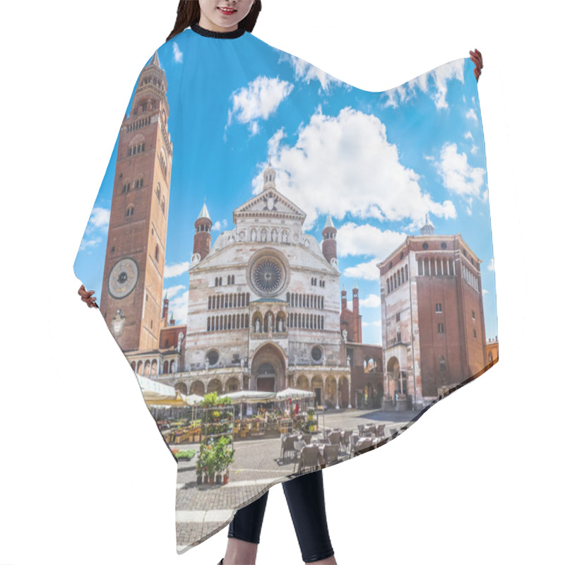 Personality  Cathedral Of Cremona With Bell Tower, Lombardy, Italy Hair Cutting Cape